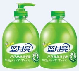 蓝月亮500g芦荟抑菌洗手液瓶补组合装 居家清洁的全能守护者